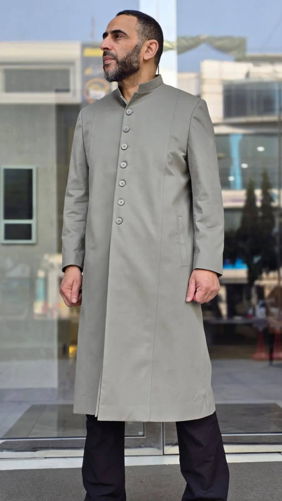 Gray Long Coat