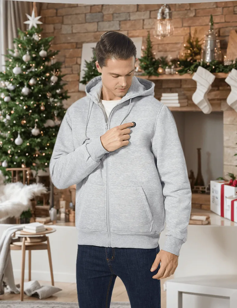 Heated Hoodie - Unisex 5 Heating Zones for Outdoor Comfort