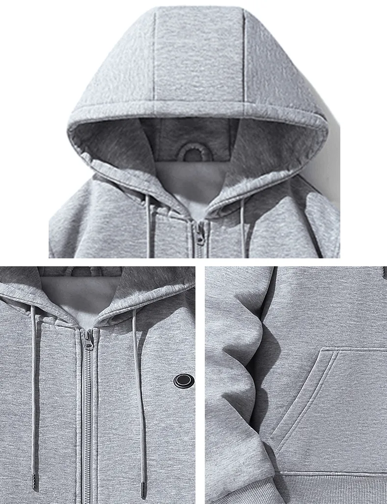 Heated Hoodie - Unisex 5 Heating Zones for Outdoor Comfort