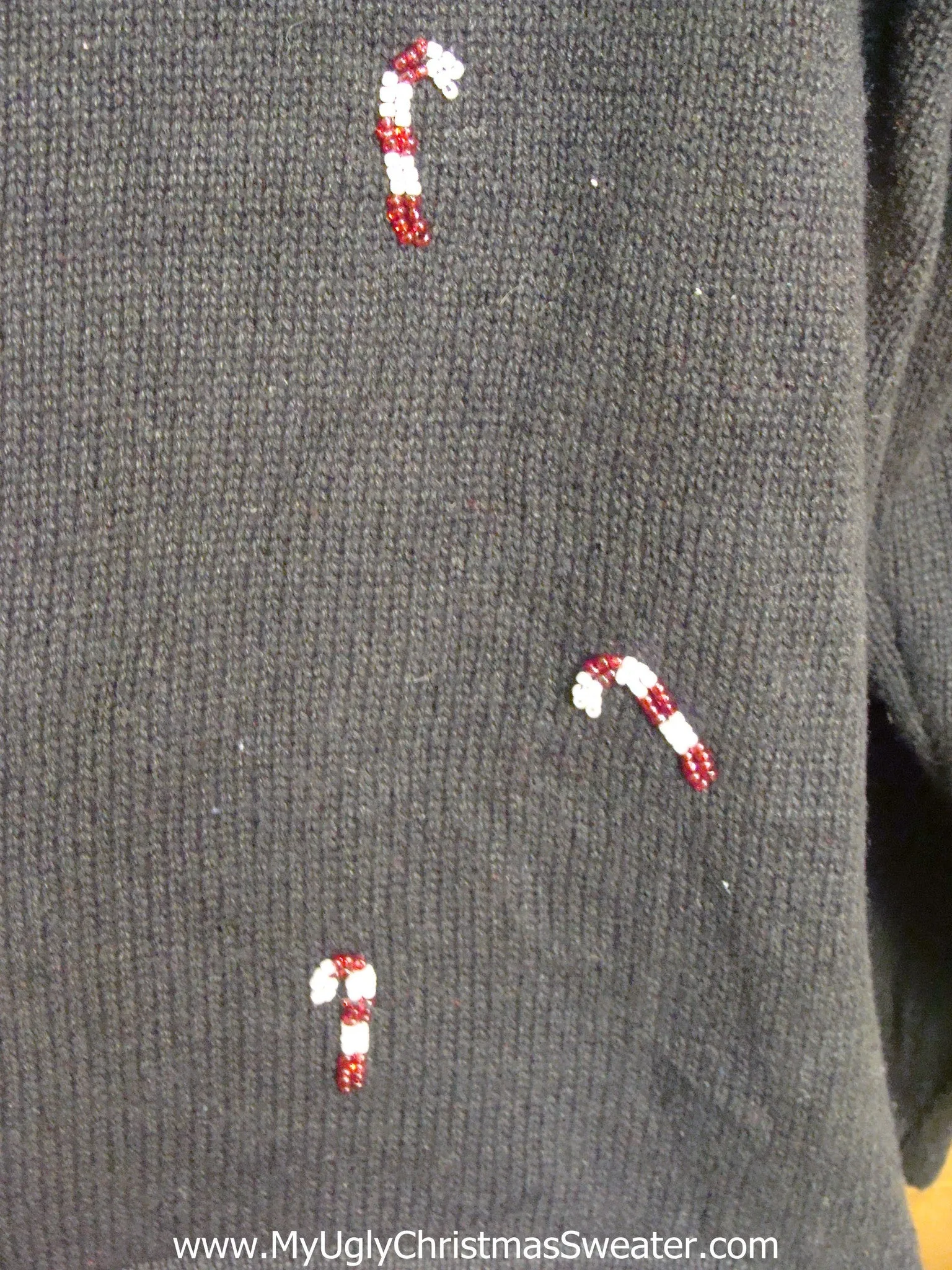 Huge Santa Head Light Up Cheesy Christmas Sweater