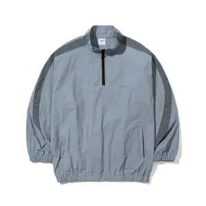 LIGHTWEIGHT ANORAK JACKET CEMENT BLUE