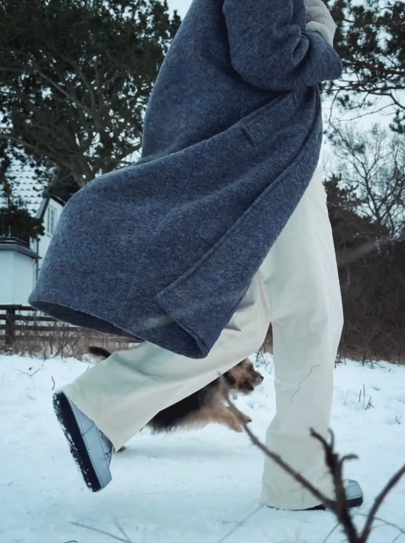 LONG COAT - GREY