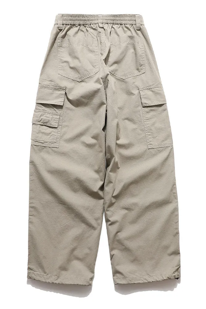 Loose Cargo Pants In Khaki