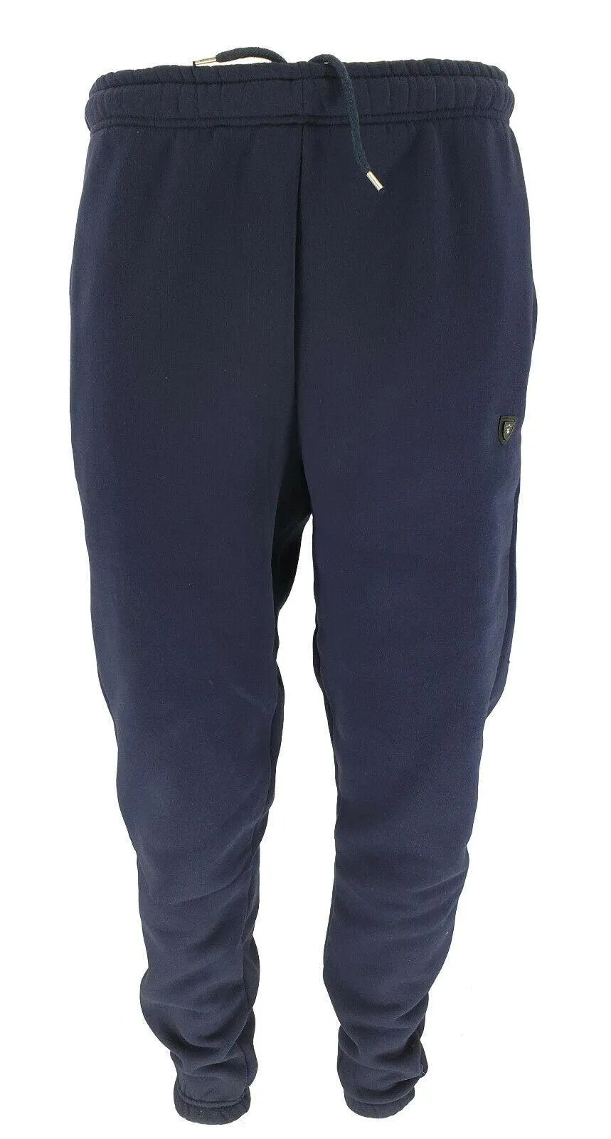 Men's TiM Relaxed Fit Heavy Fleece Jogging Bottom Cuffed Gym Sweat Jogger Pants