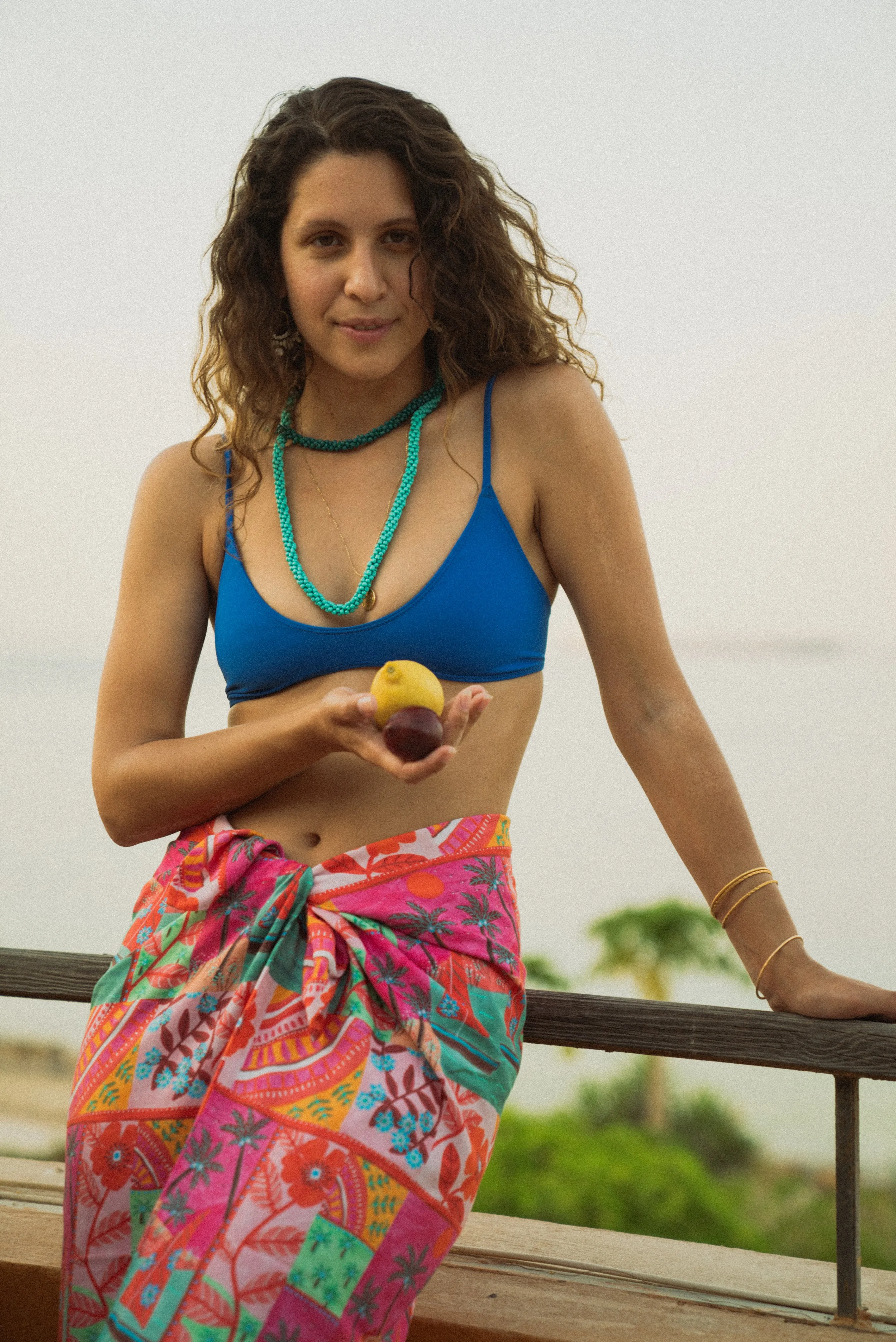 Midsummer Knot Skirt in Roeqiya Print