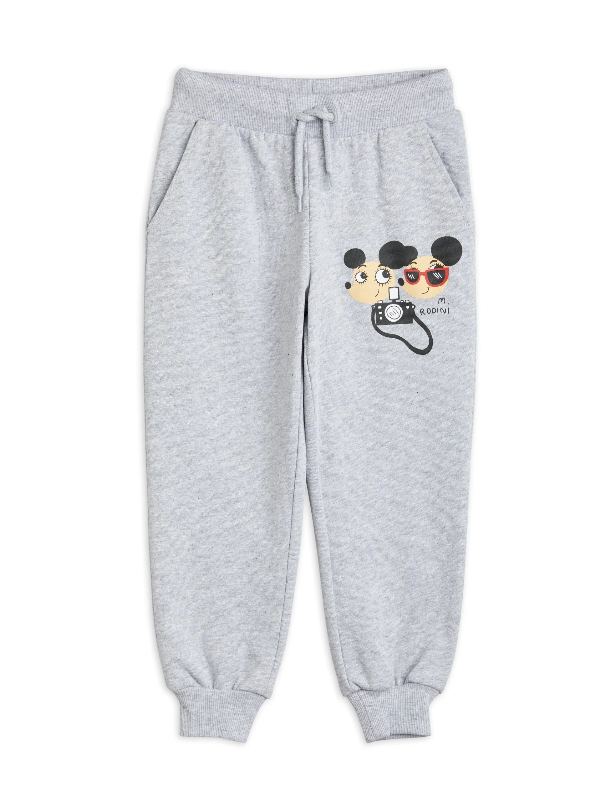 Mini Rodini Ritzratz SP Sweatpants - Grey Melange
