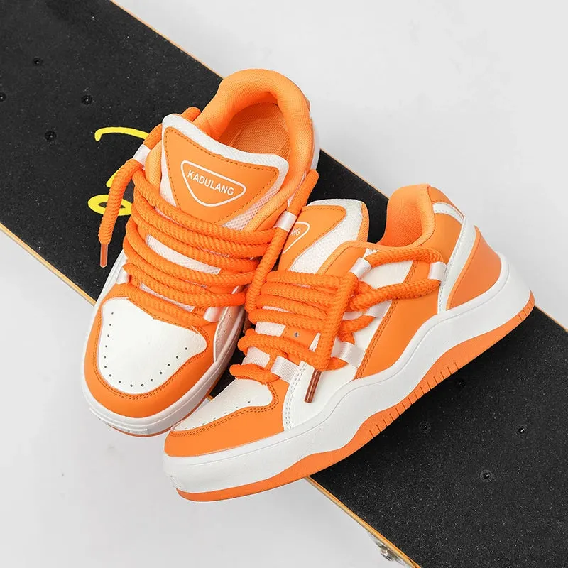 Nya Casual Orange Chunky UNISEX Sneakers