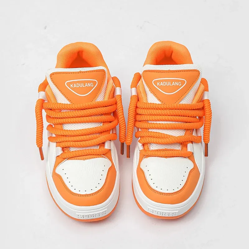 Nya Casual Orange Chunky UNISEX Sneakers