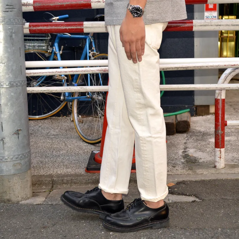 RESOLUTE "AA710" 10th Anniversary White Jeans Tight Straight (66model)
