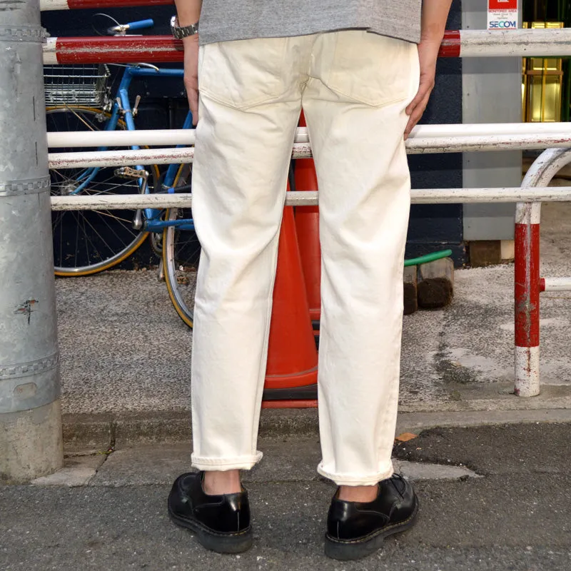 RESOLUTE "AA710" 10th Anniversary White Jeans Tight Straight (66model)