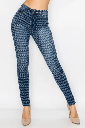 Steel High Rise Denim Pin/Hole Jeans