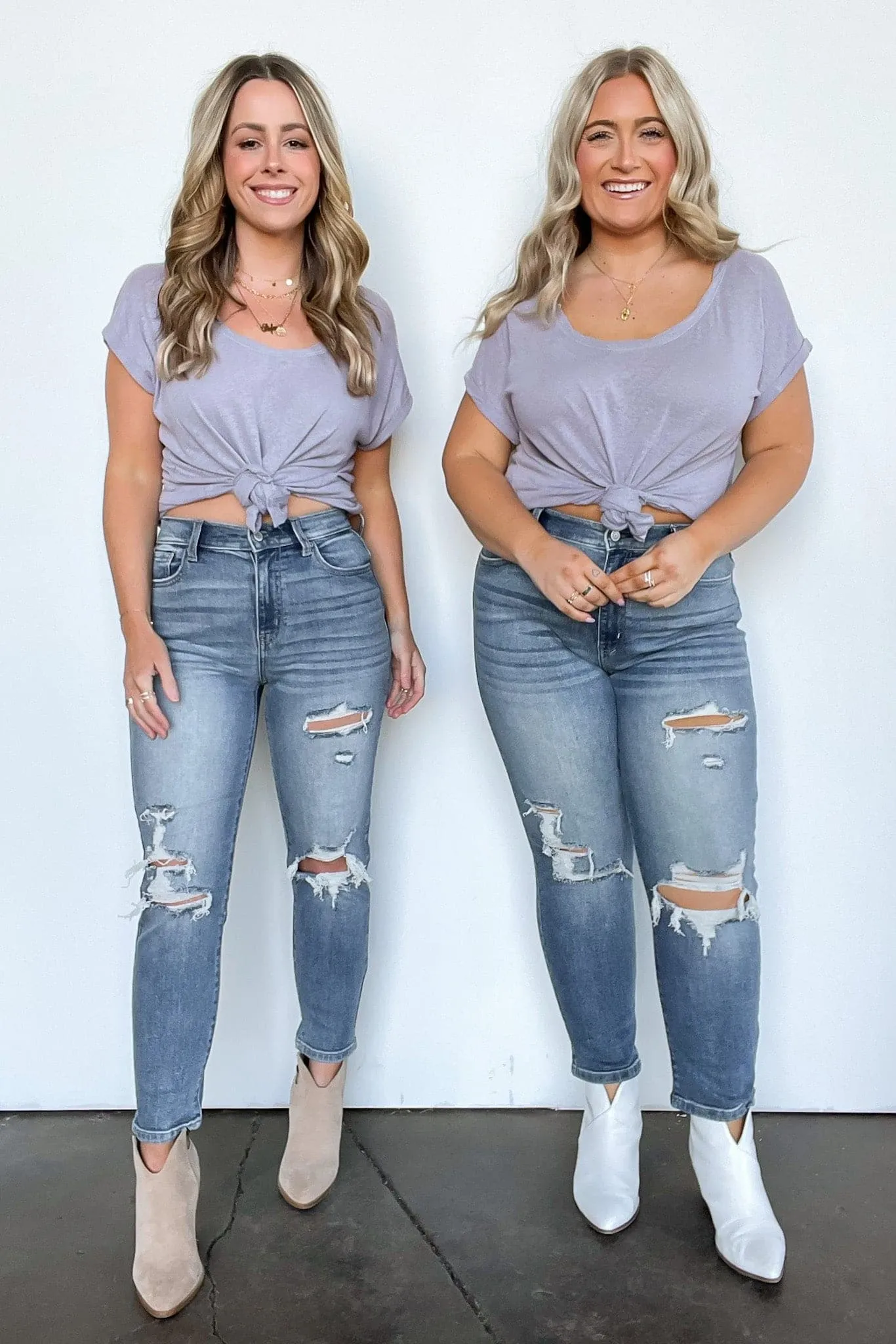 Stevenson Super High Rise Distressed Mom Jeans - FINAL SALE