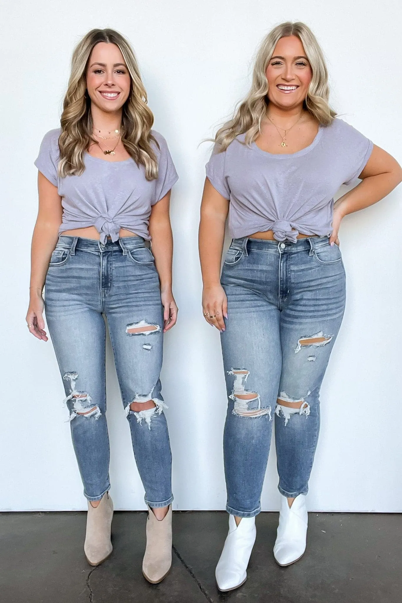 Stevenson Super High Rise Distressed Mom Jeans - FINAL SALE