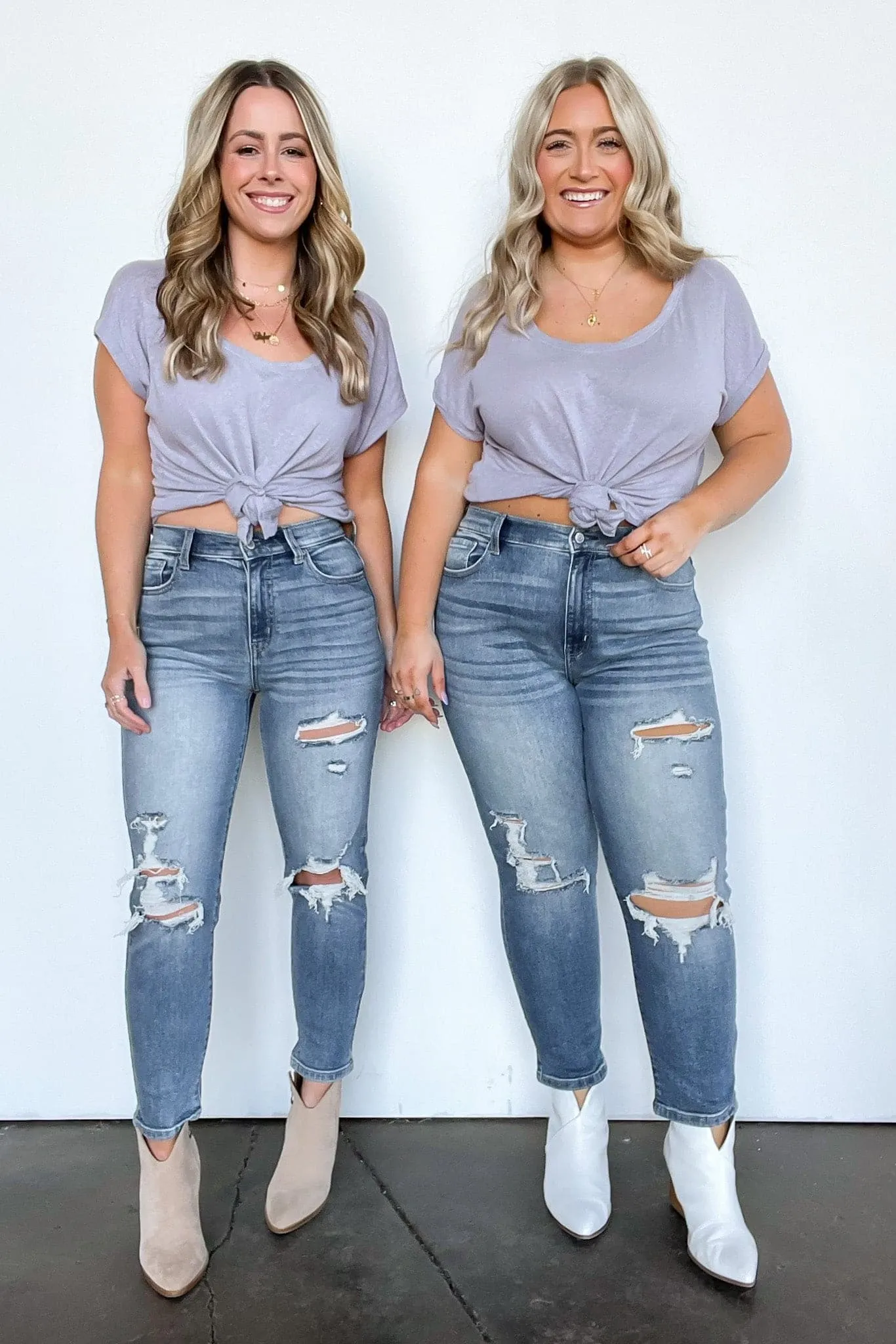 Stevenson Super High Rise Distressed Mom Jeans - FINAL SALE