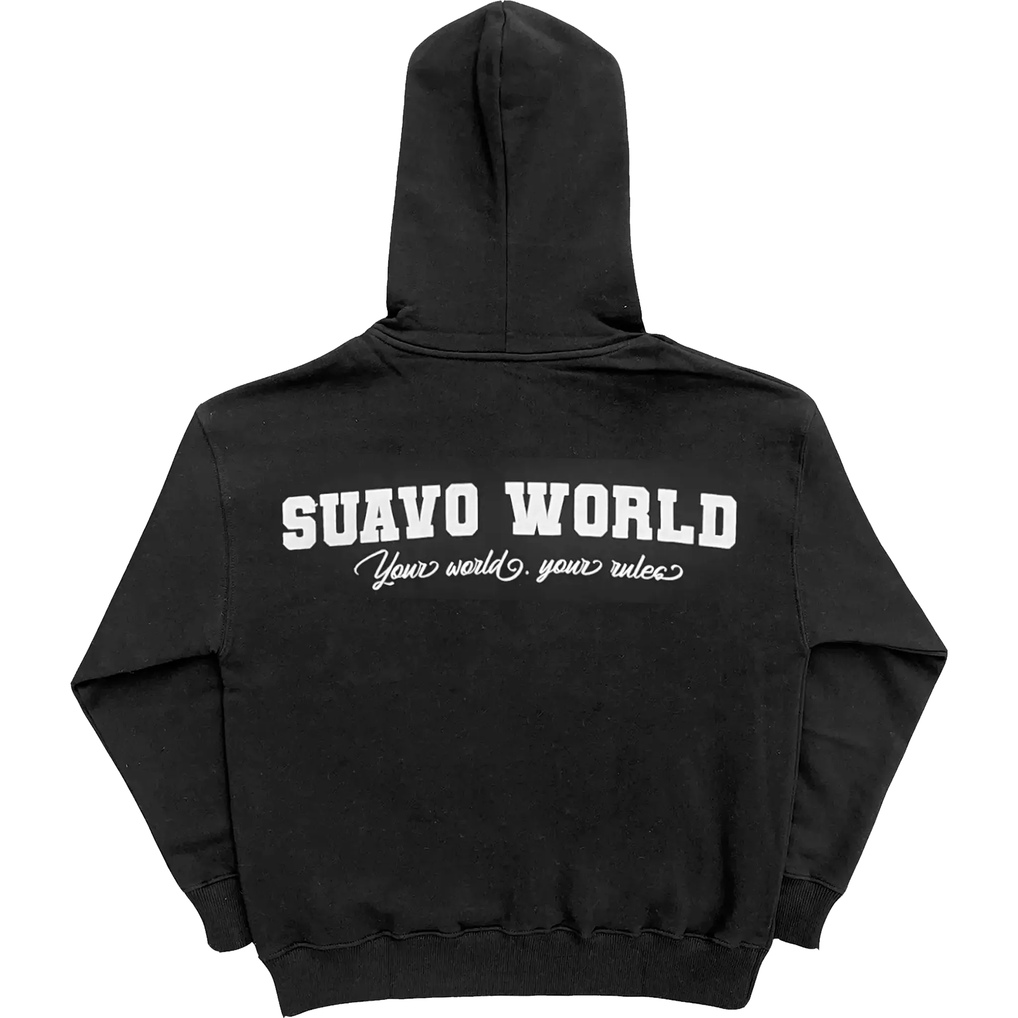 SW ZIP HOODIE - BLACK