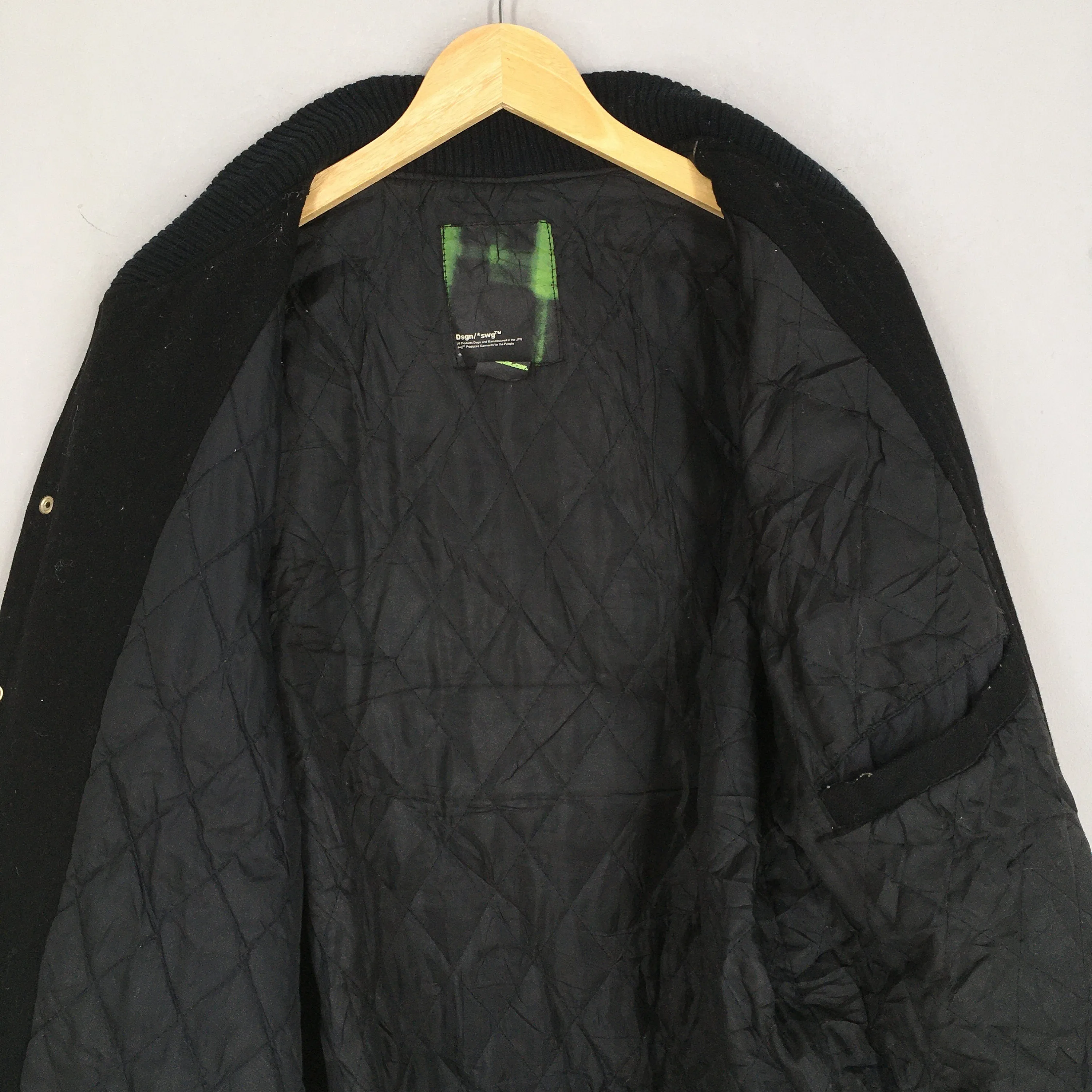 Swagger Japan Hip Hop Varsity Wool Jacket XLarge