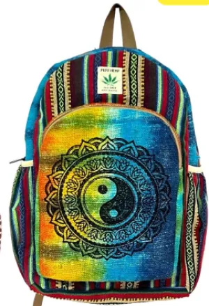 Tie Dye Hemp Bag Yin Yang - Wholesale