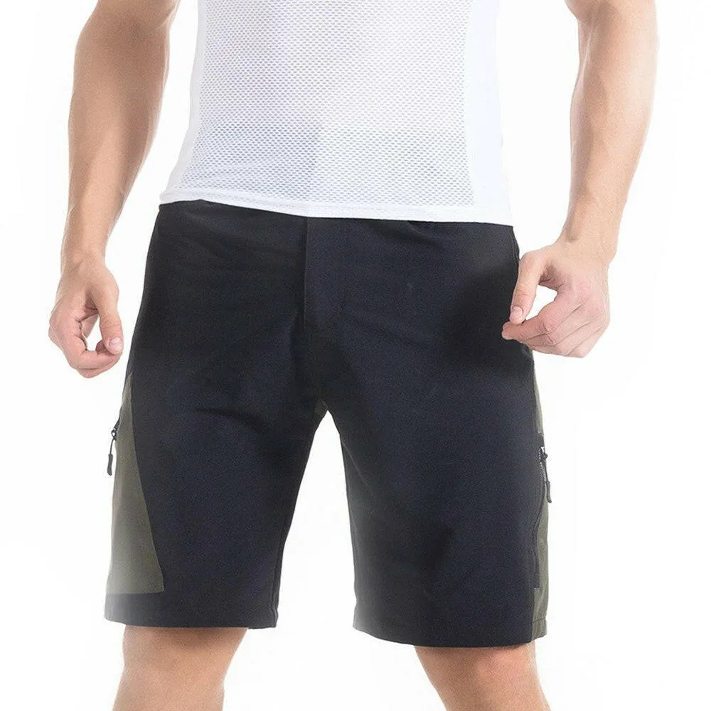 TOMSHOO Men's Baggy Cycling Shorts Breathable Loose-Fit Outdoor Sports MTB Cycling Running Shorts