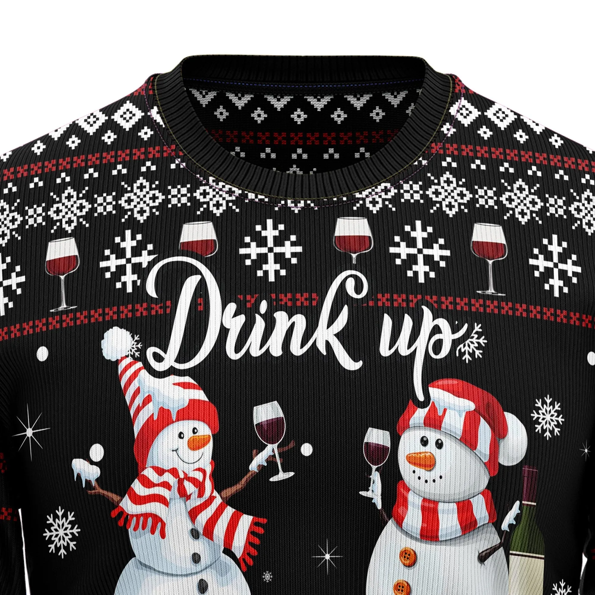 Ugly Sweater JulesRoche All-Over Print Cotton Acrylic Knit