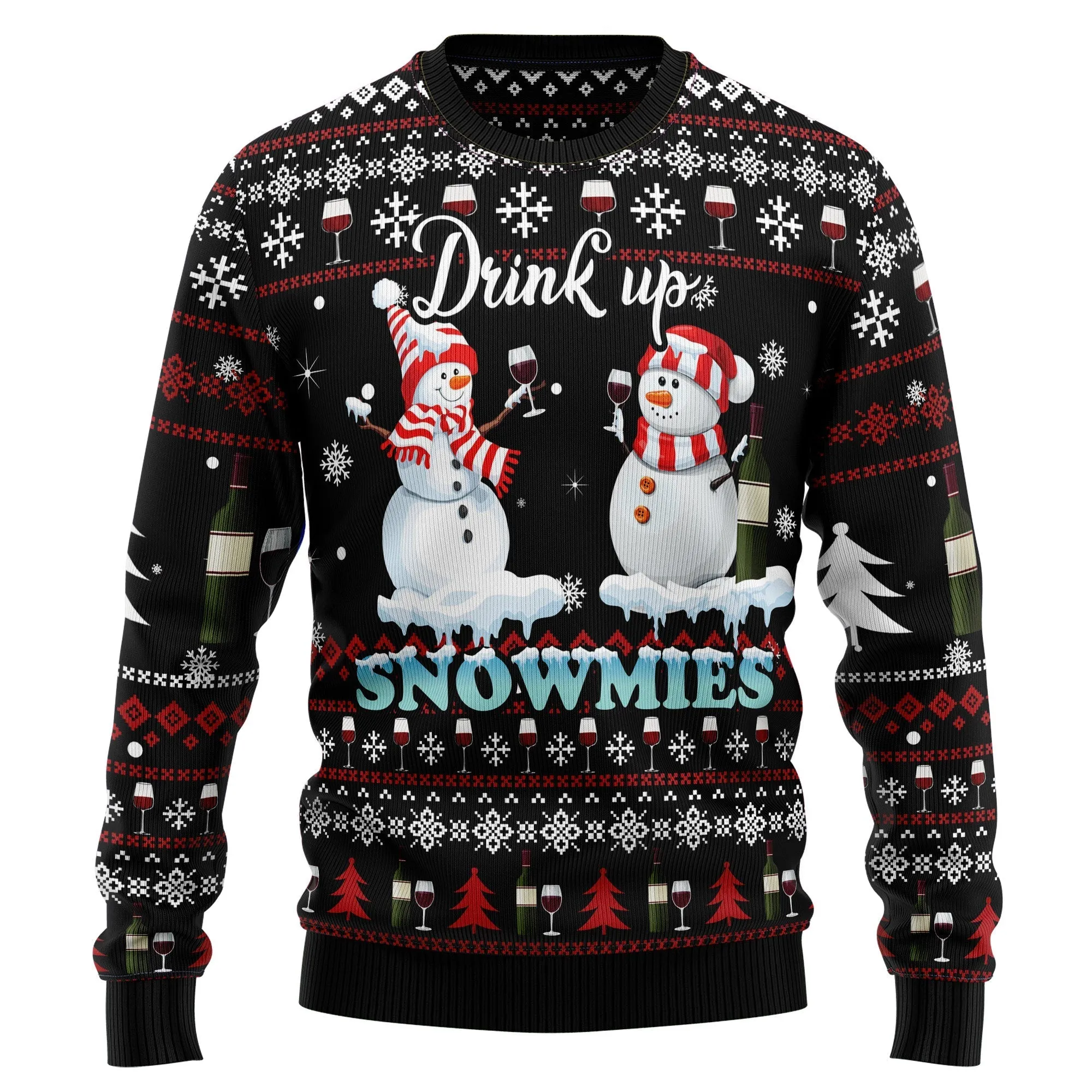 Ugly Sweater JulesRoche All-Over Print Cotton Acrylic Knit