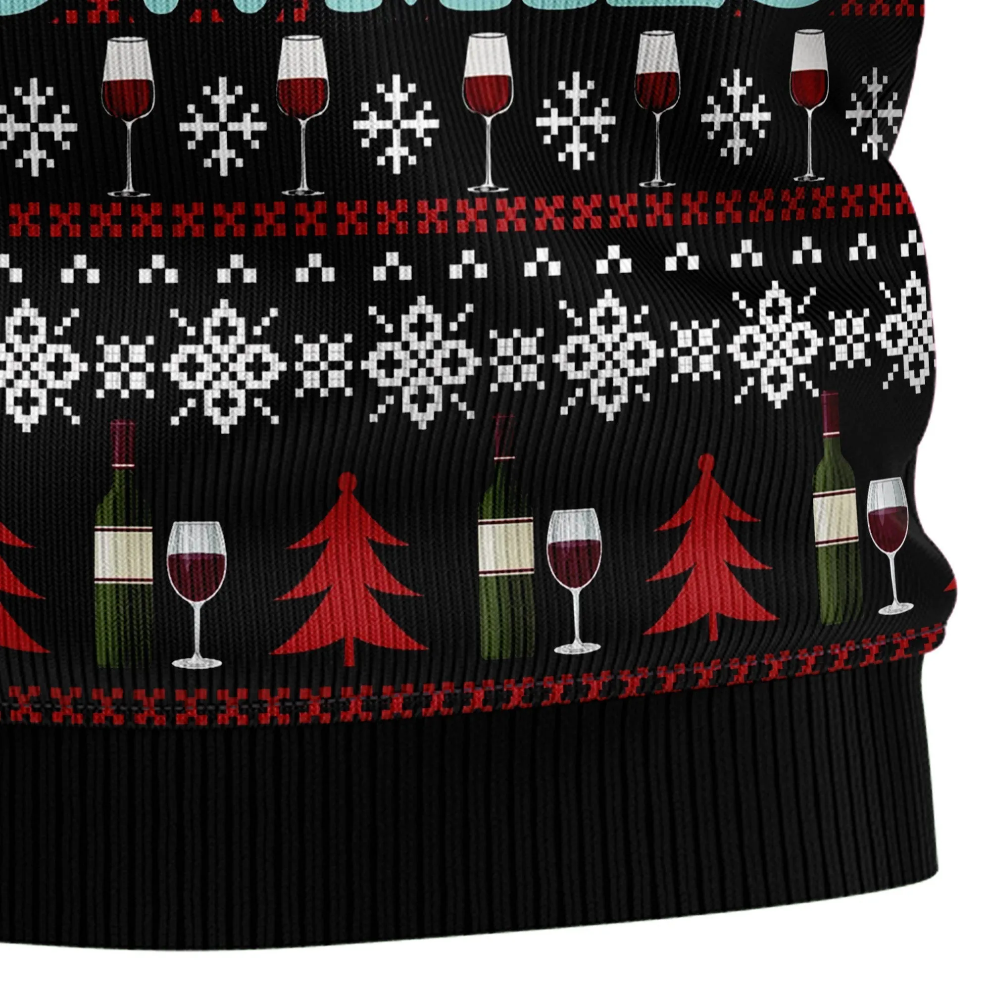 Ugly Sweater JulesRoche All-Over Print Cotton Acrylic Knit