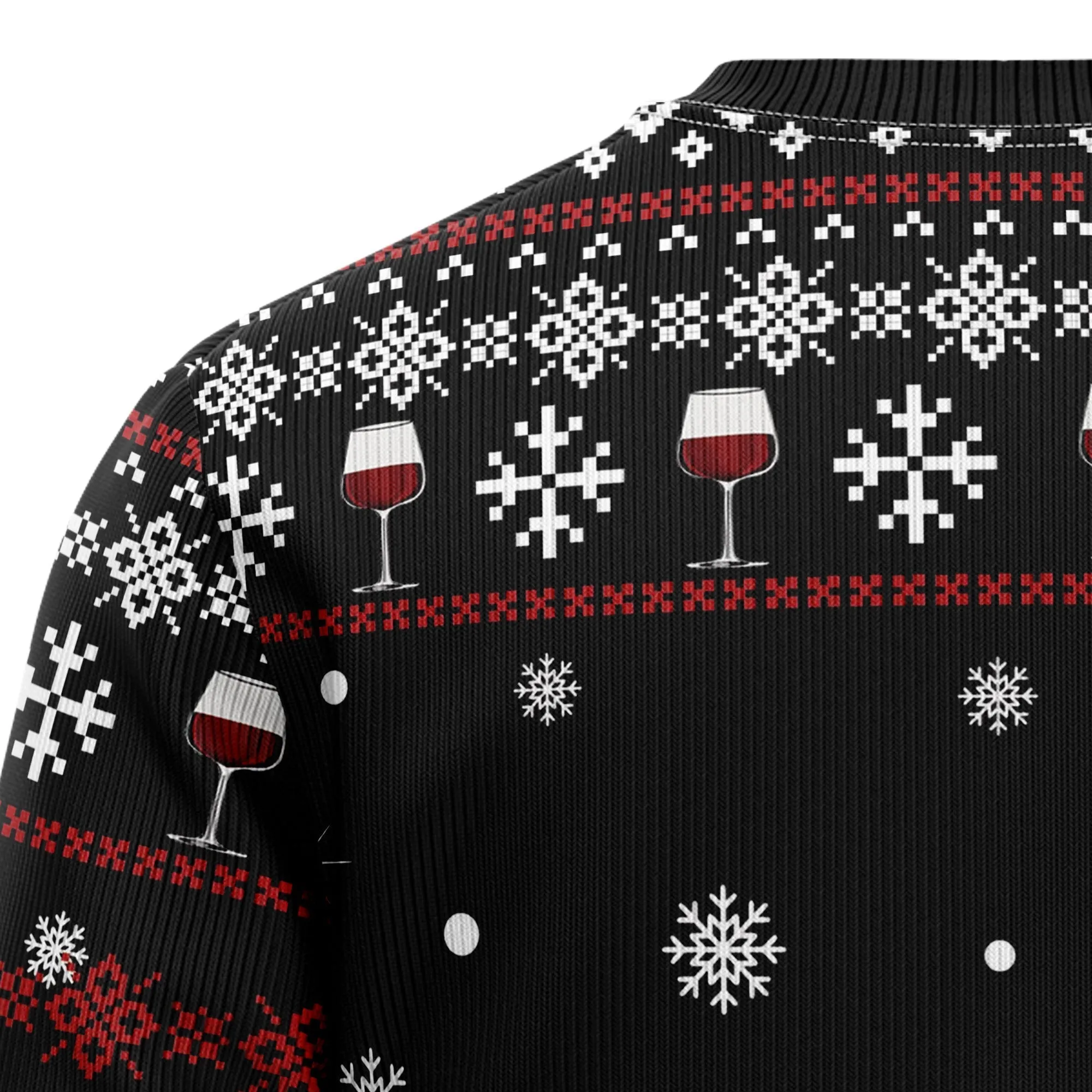 Ugly Sweater JulesRoche All-Over Print Cotton Acrylic Knit