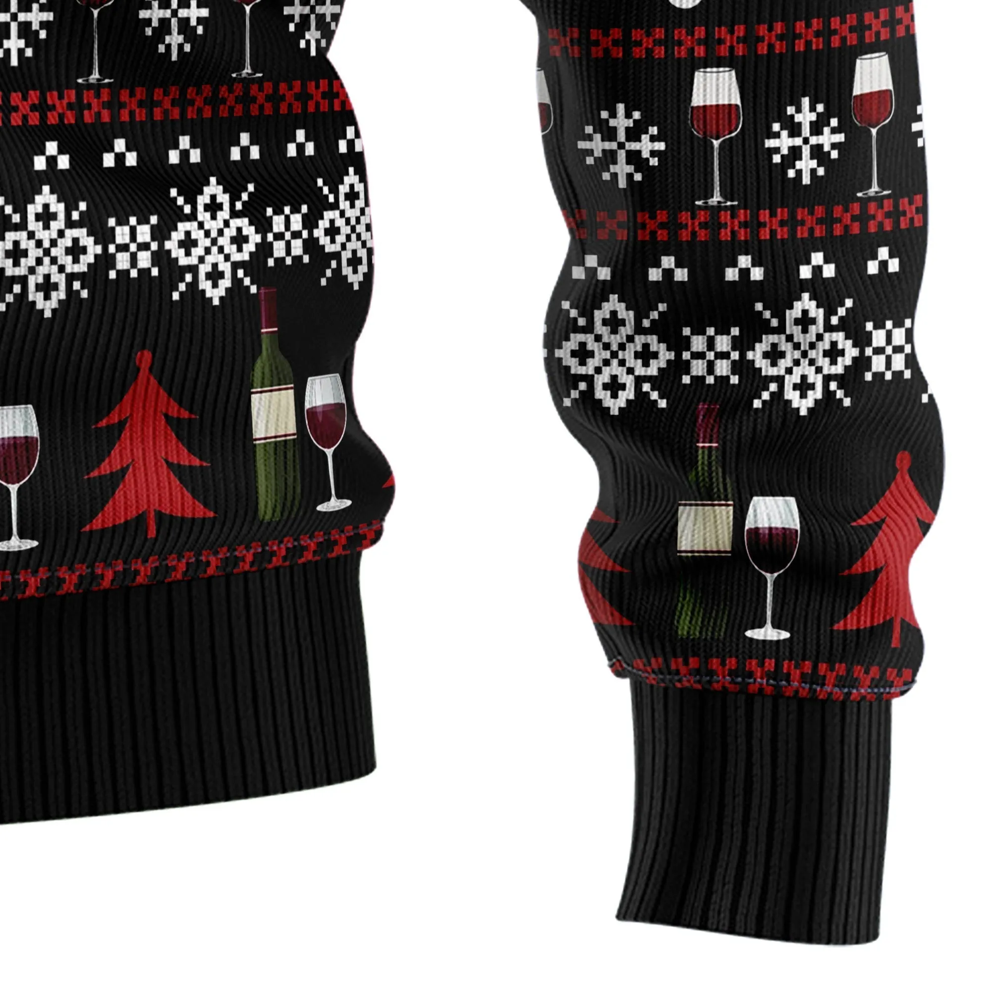 Ugly Sweater JulesRoche All-Over Print Cotton Acrylic Knit