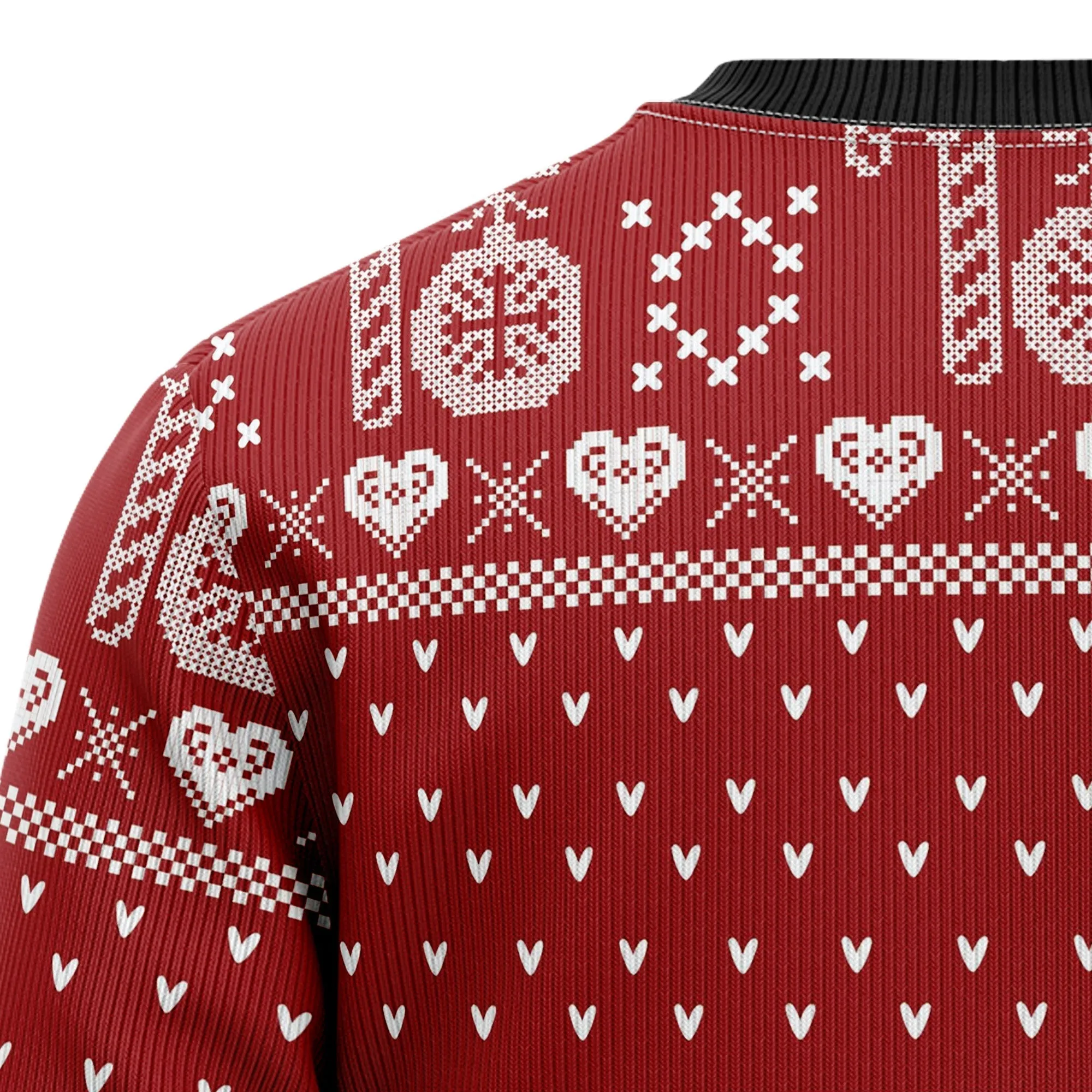 Ugly Sweater JulesRoche All-Over Print Wool Blend Holiday