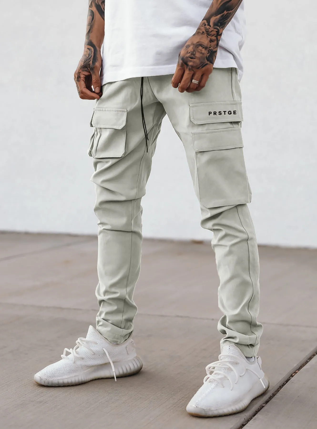 Utility Cargo Pants V6 in Grey