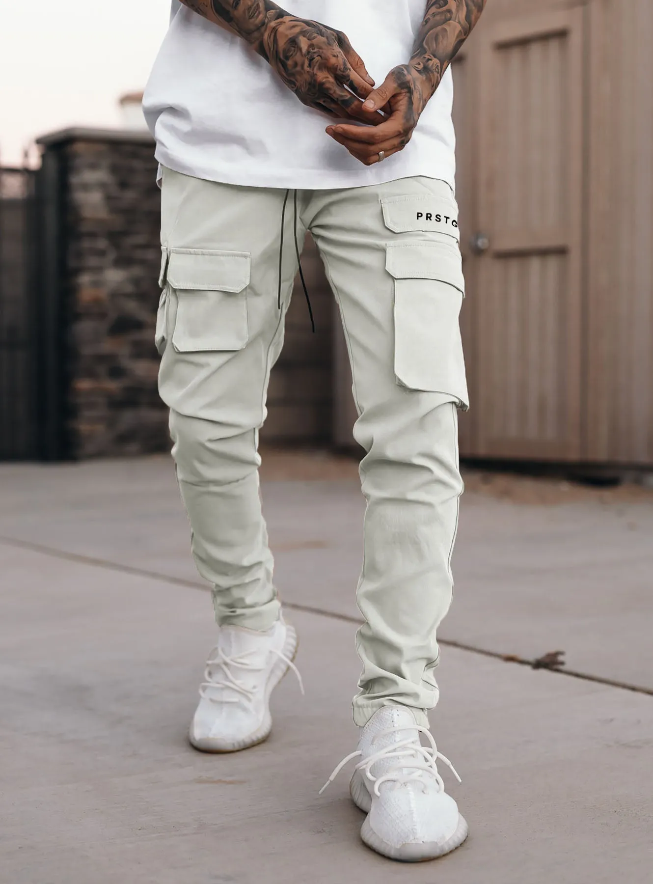Utility Cargo Pants V6 in Grey