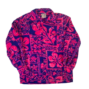 Vintage Keone Sportswear "Open Collar" Hawaii Long Sleeve Shirt