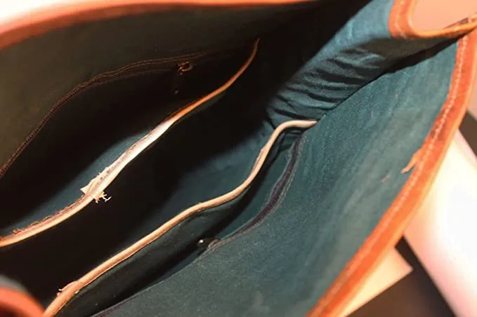 Vintage Roll Top Leather Backpack