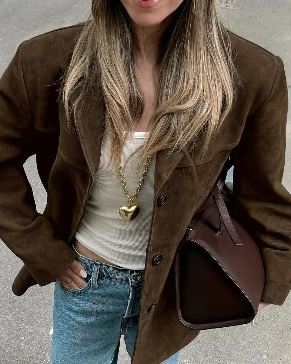 Vintage Suede Coat