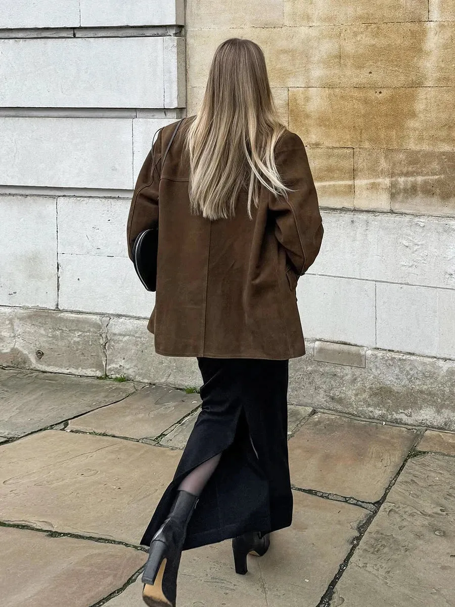 Vintage Suede Coat
