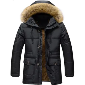 West Louis™ Winter Thickening Warm Long Outerwear Coat