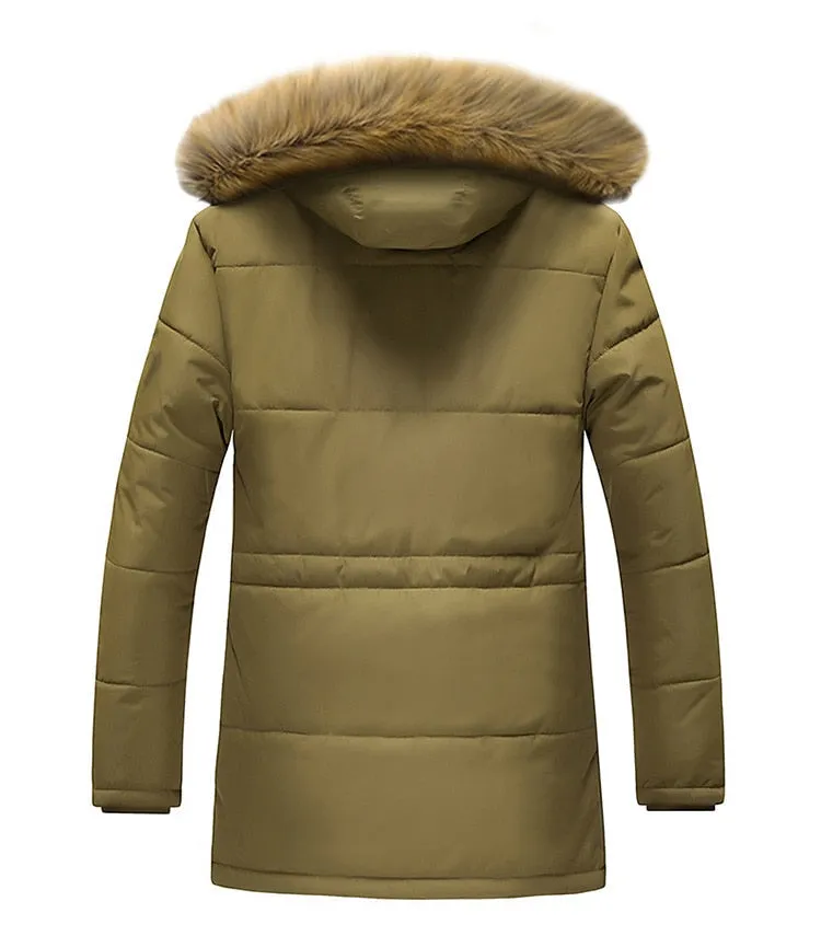 West Louis™ Winter Thickening Warm Long Outerwear Coat