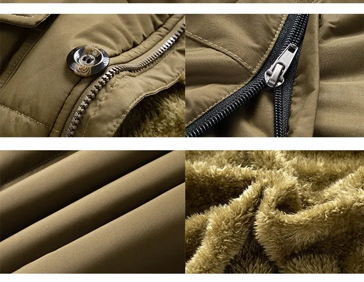 West Louis™ Winter Thickening Warm Long Outerwear Coat