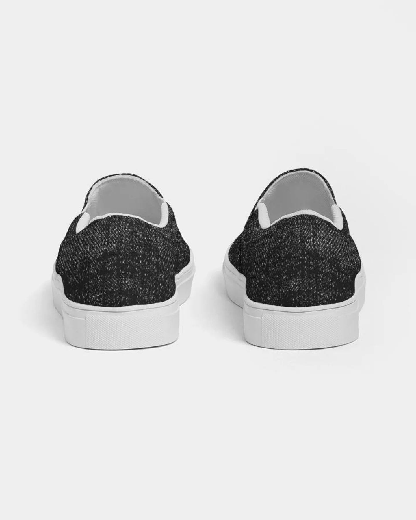 Women's Athletic Sneakers, Low Top Slip-On Canvas Shoes - Distressed