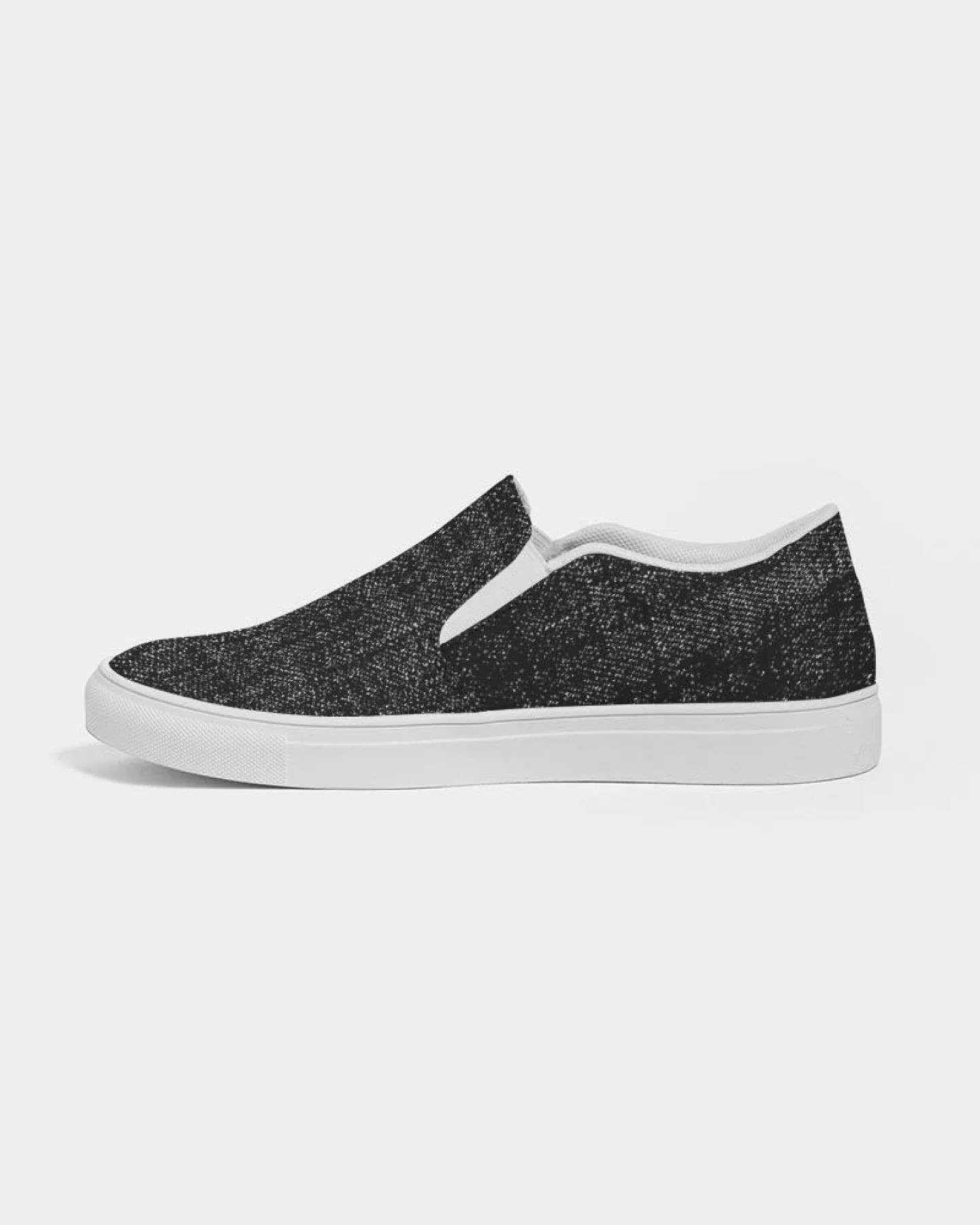 Women's Athletic Sneakers, Low Top Slip-On Canvas Shoes - Distressed