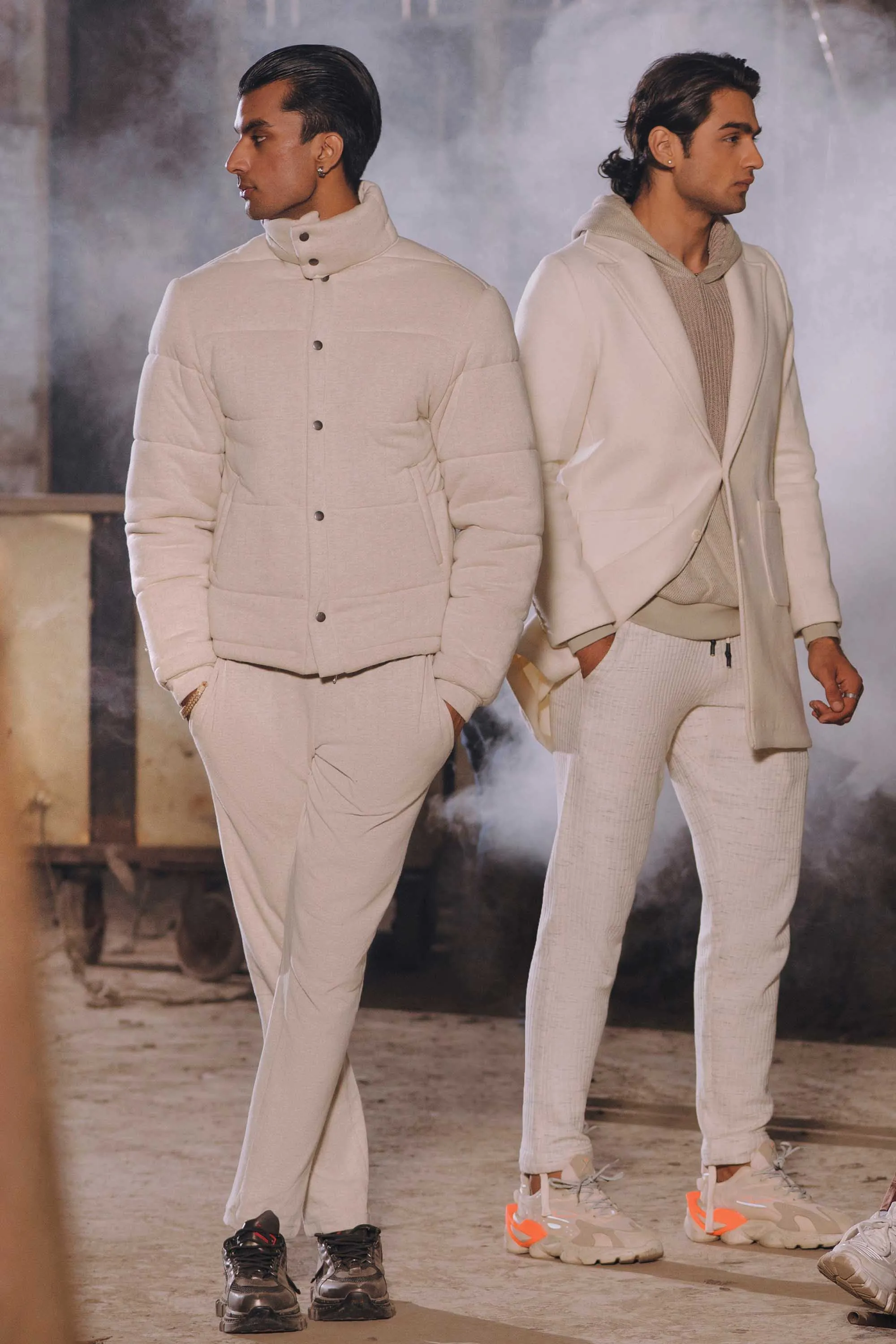 Wool- Neoprene Longcoat