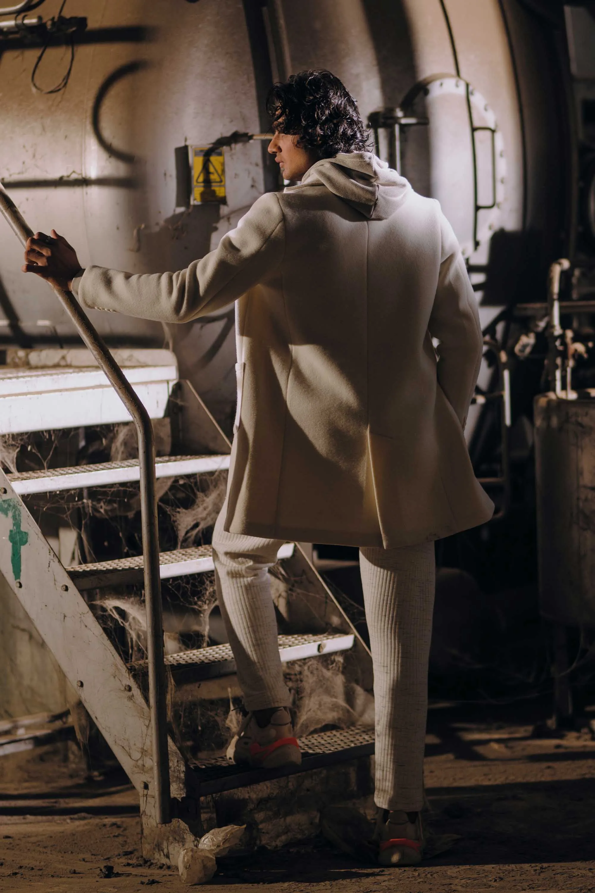 Wool- Neoprene Longcoat